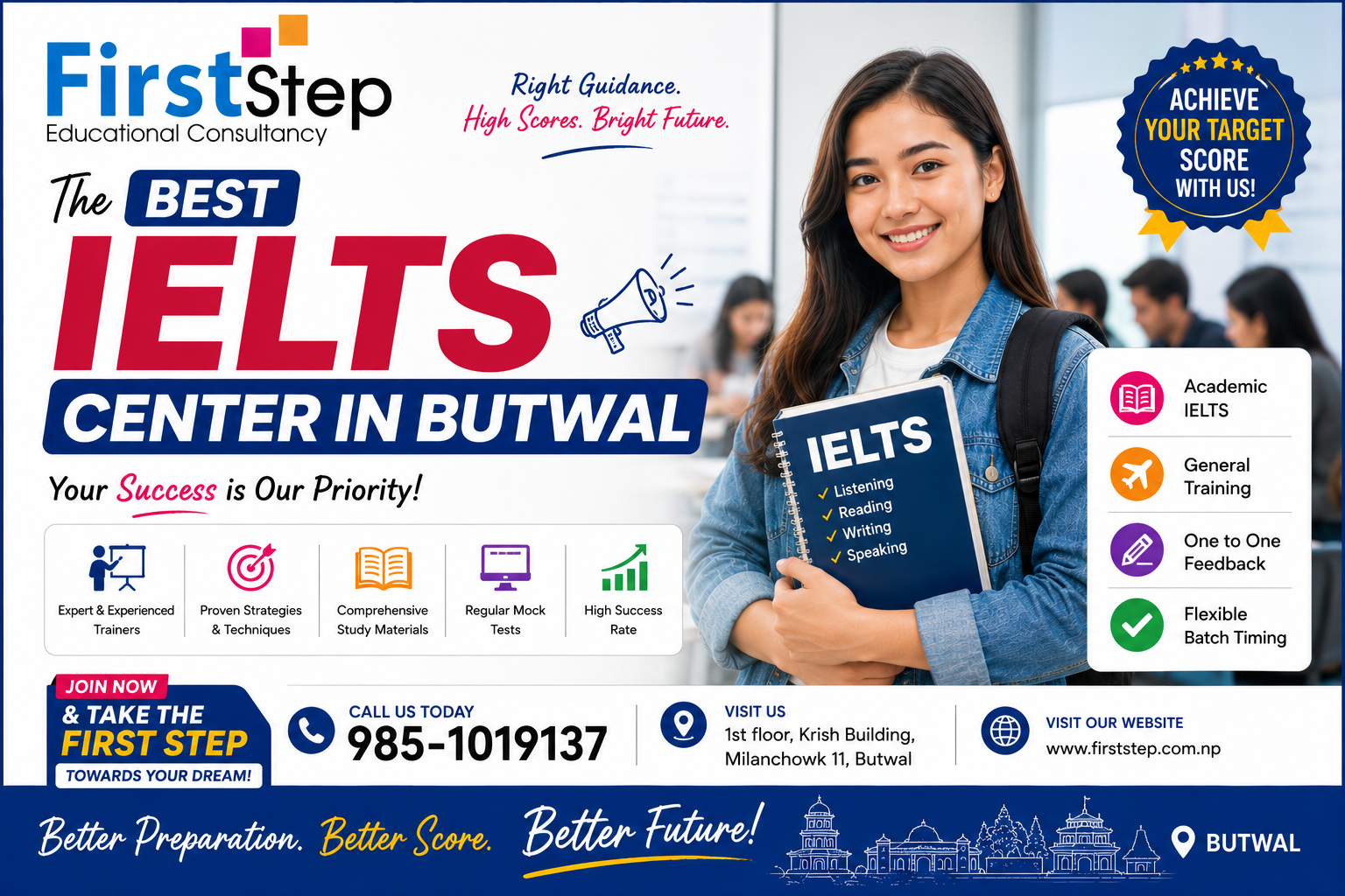 Best IELTS Center in Butwal for IELTS Preparation