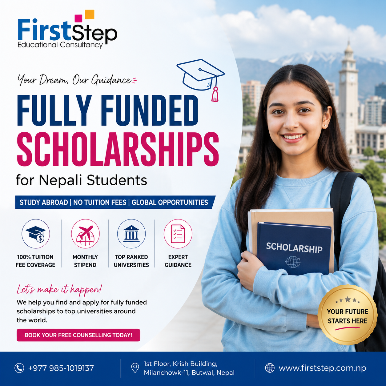 Fully Funded Scholarships for Nepali Students: Complete Guide 2026